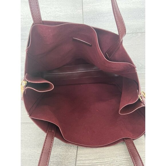 Nico and Olive large shoulder bag burgundy bag - Picture 4 of 5
